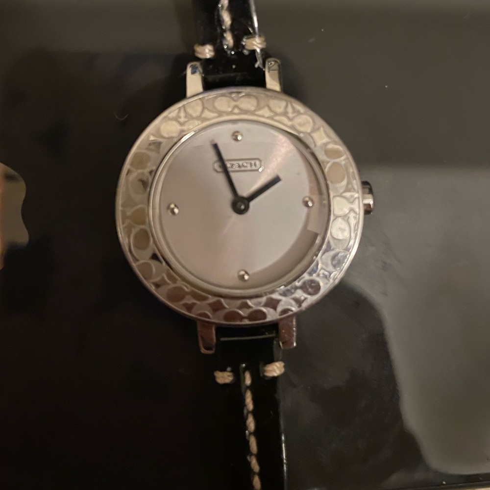 Coach Bridget Watch with Leather Band